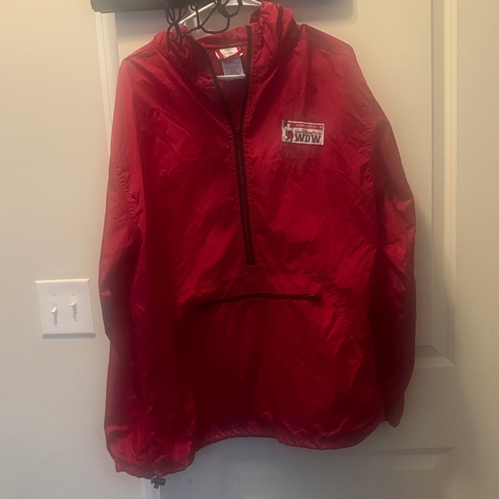 Red WDW windbreaker